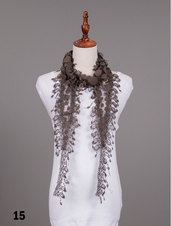 SUNFLOWER LACE SCARF